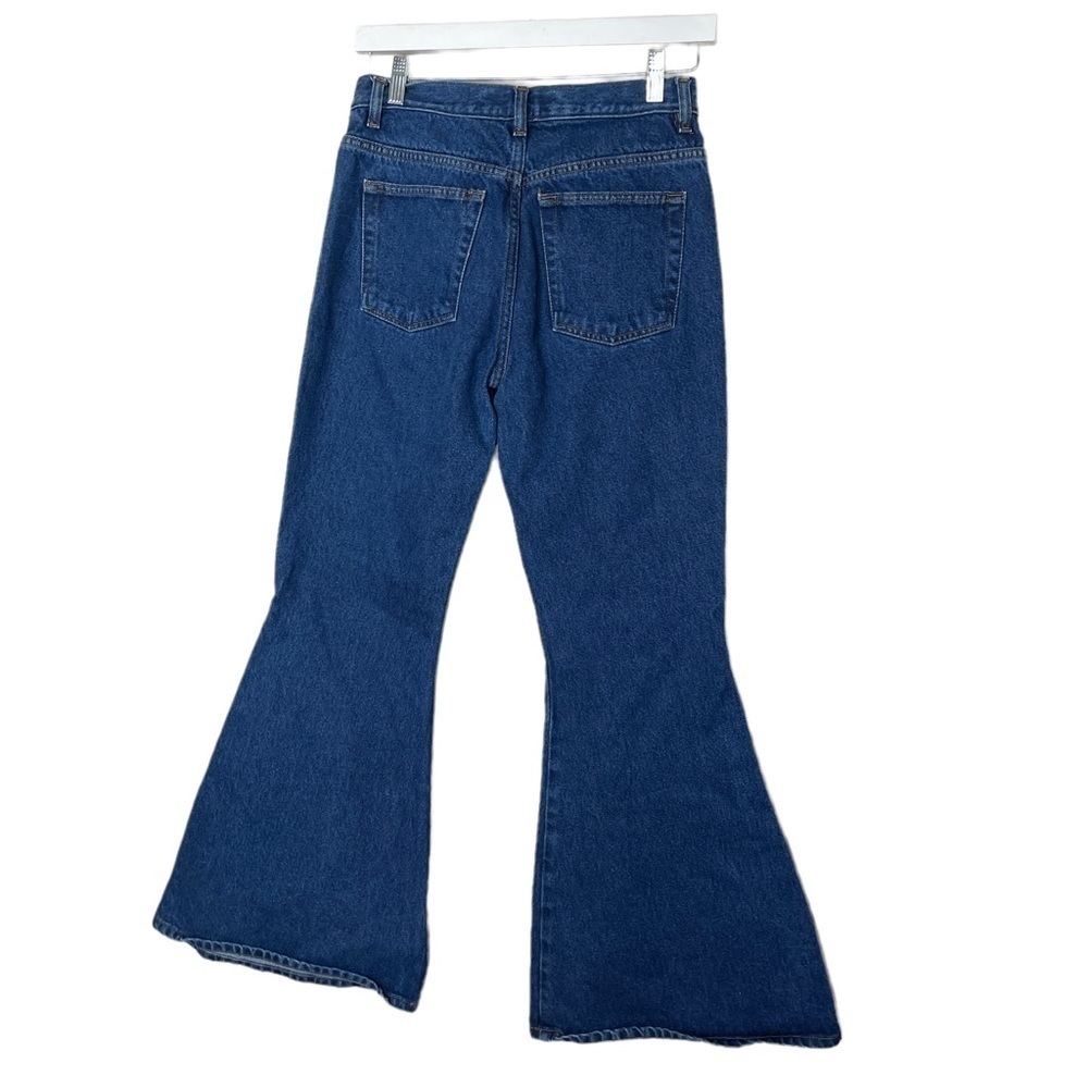 VINTAGE Andrew’s Blues 70’s Bell Bottom Jeans Women’s Size 28 - Picture 4 of 7